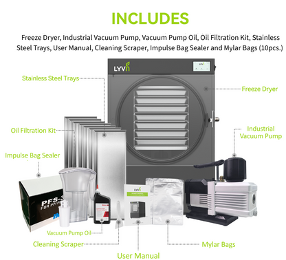 LYVN™ Home Freeze Dryer X-Large Black, 7 Tray Model