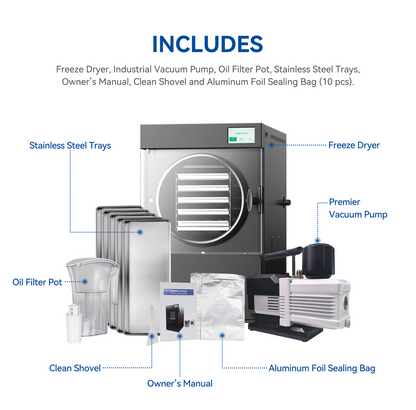 LYVN™ Home Freeze Dryer Medium Black, 5 Tray Model