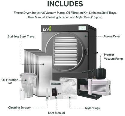 LYVN™ Home Freeze Dryer Large Black, 7 Tray Model